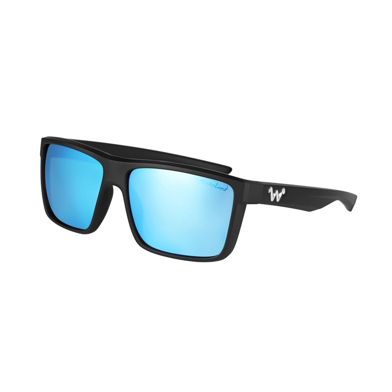 WATERLAND SLAUNCH POLARIZED SUNGLASSES Black – Blue Mirror