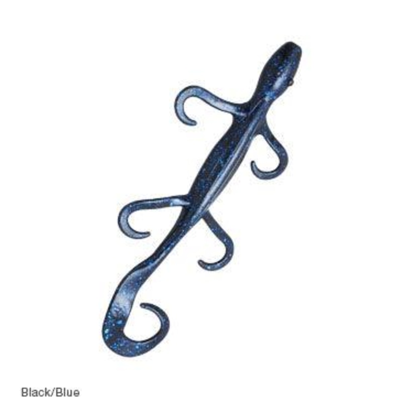 Z-Man LizardZ Soft Plastics Black/Blue