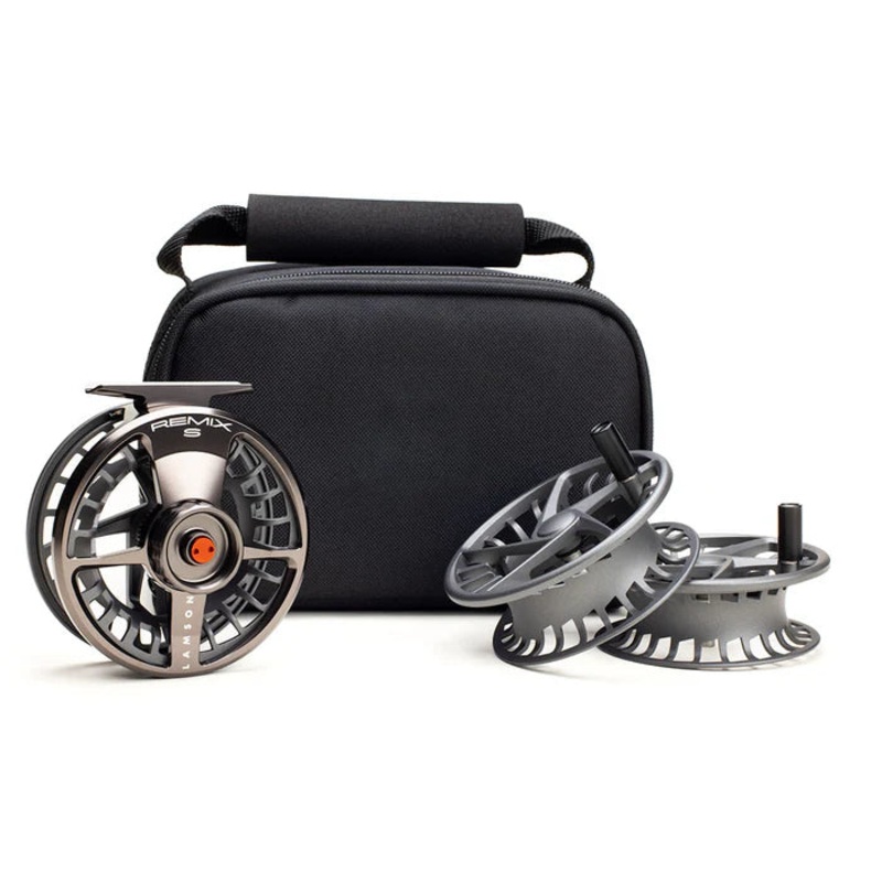Lamson – Remix S 3-Pack Fly Fishing Reel & Spools 5+ Smoke