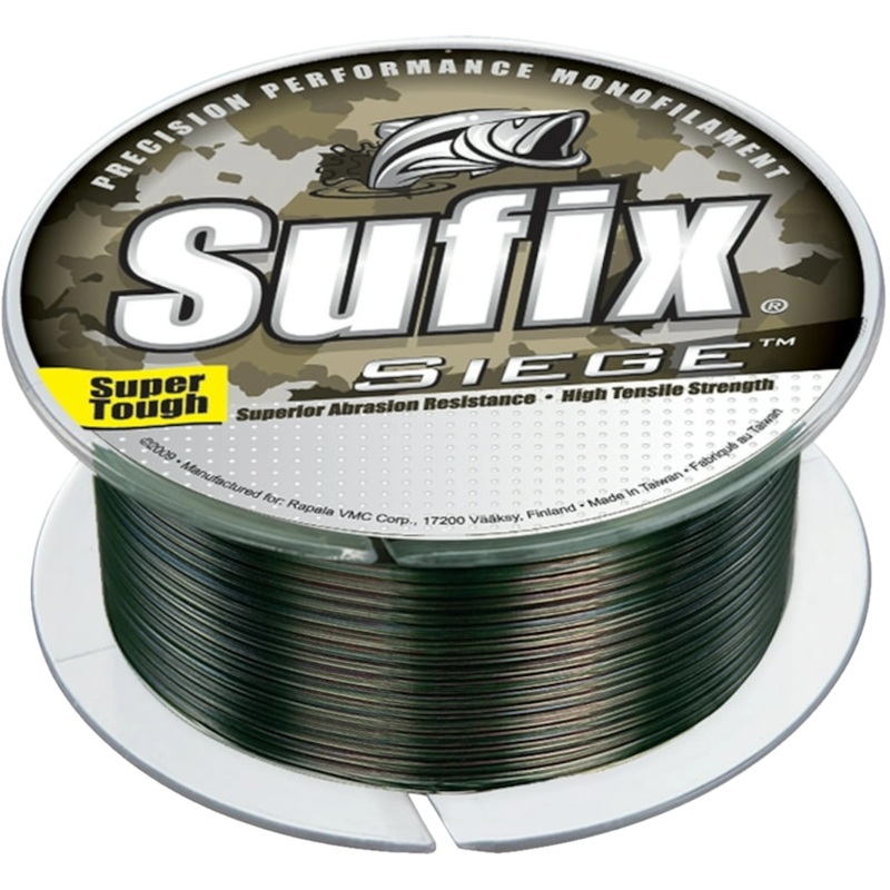 Sufix Siege Monofiliment Line 12lb, 330yds Camo