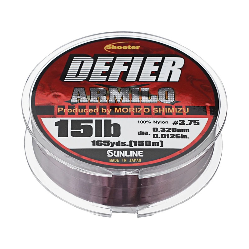 SUNLINE SHOOTER DEFIER ARMILO NYLON – 165 yd 11 lb