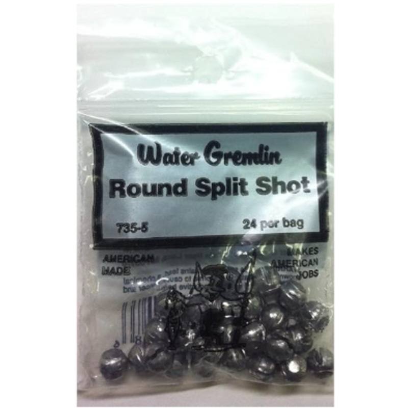 Water Gremlin Round Split Shot #3/0 – 40pk