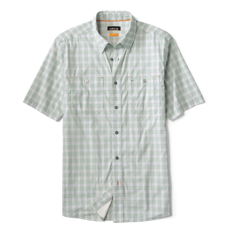 Orvis M’s River Guide Plaid Shirt Aloe Plaid S