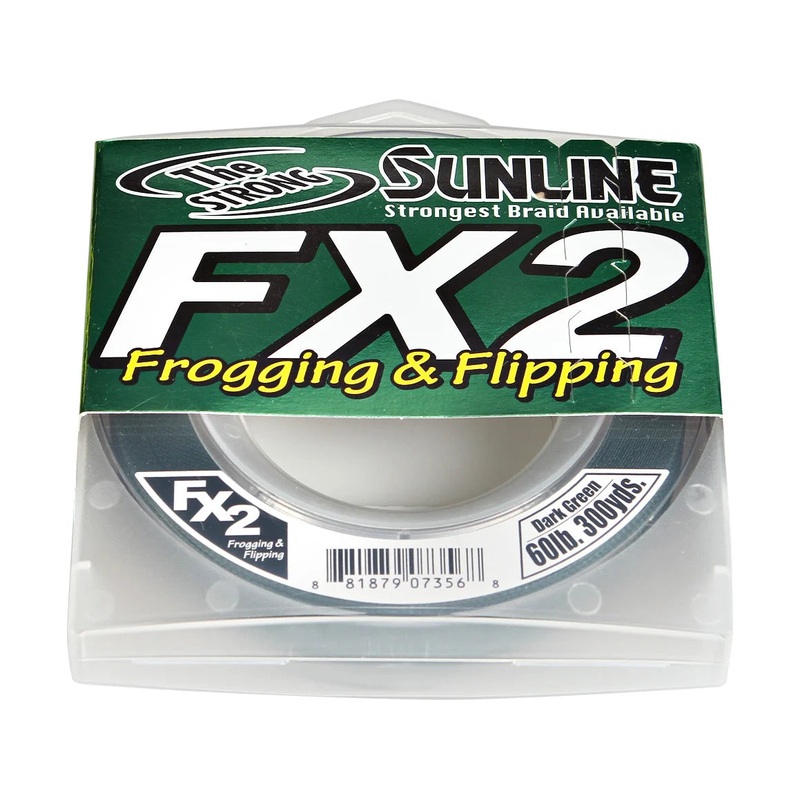 SUNLINE FX2 BRAIDED LINE DARK GREEN 90 yard 80 lb