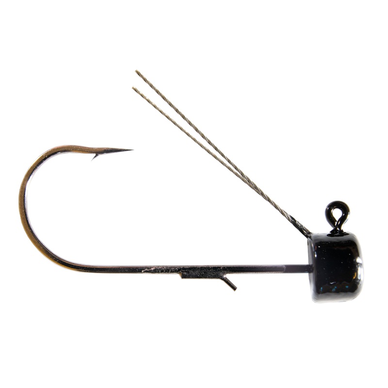 Z-Man Mag ShroomZ Weedless Jigheads 3 pack Black 1/4 oz