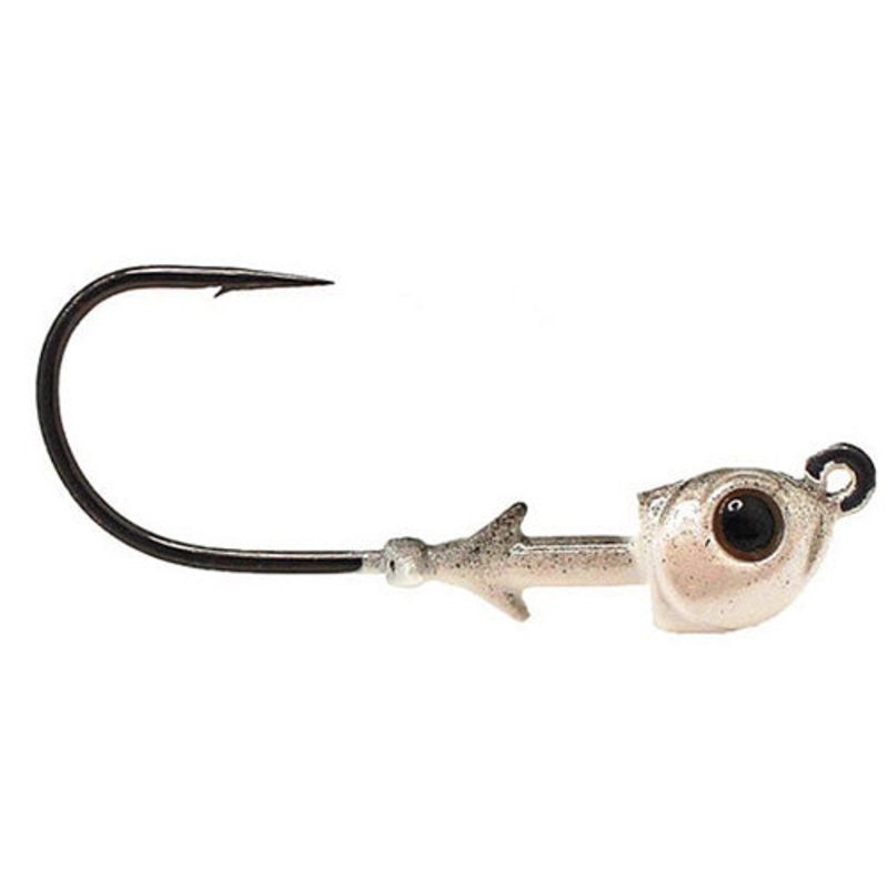 DOBYNS D-SWIM JIG HEADS Shad 1/8oz – Light Hook – No Weed 3pk