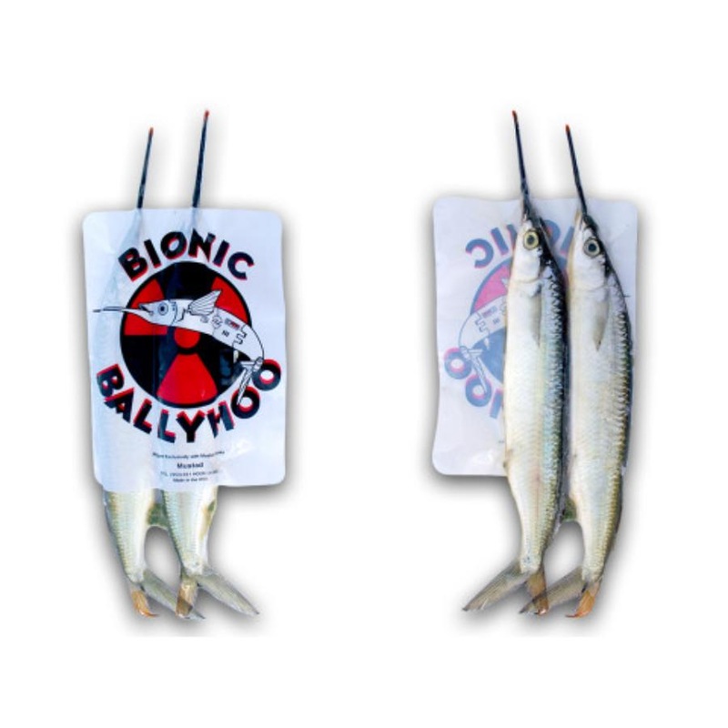 BIONIC BAIT FROZEN UNRIGGED HORSE BALLYHOO 2 PACK