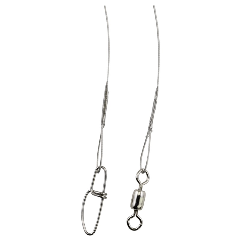 STEELON WIRE-WOUND STEEL LEADER 3PK – 45lb. – 24″
