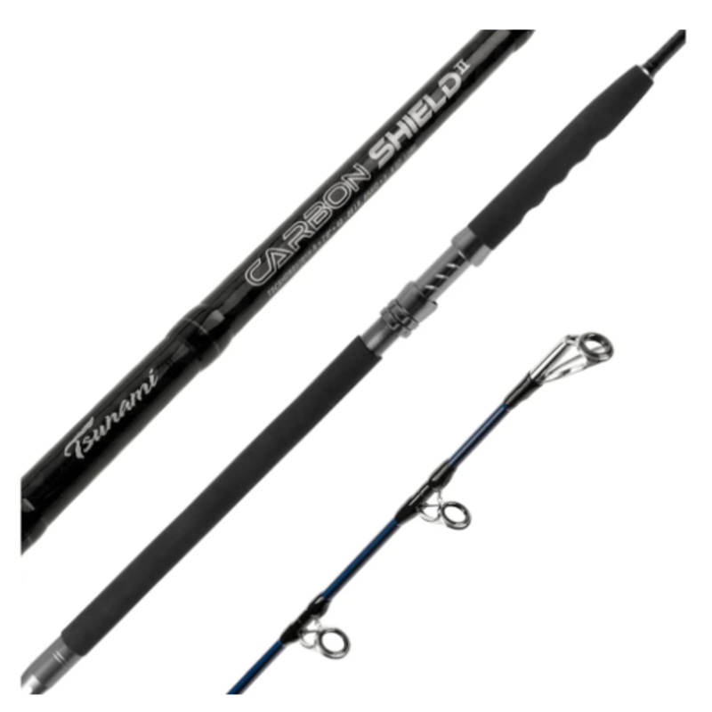 Tsunami Carbon Shield II Boat Spinning Rods TSCSHDBSII701H-B