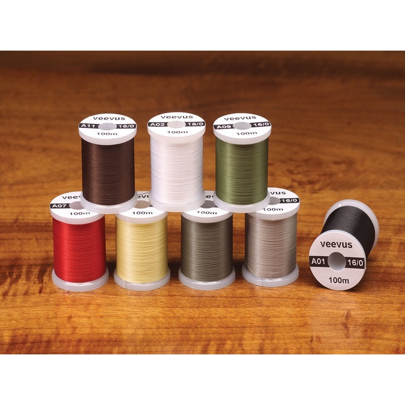 16/0 Veevus Fly Tying Thread – Assorted Colors Dark Tan