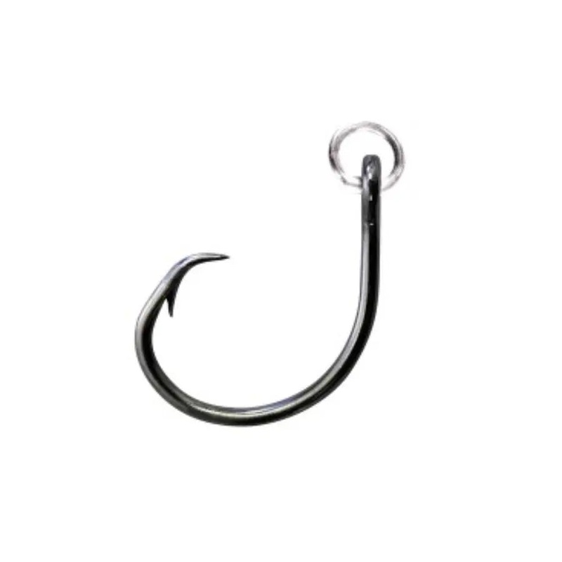MUSTAD RINGED DEMON OFFSET CIRCLE HOOK R39942NP BN 2/0 (25pk)