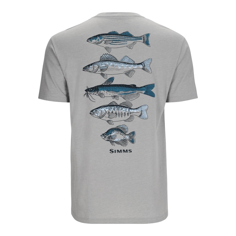 Simms Species T-Shirt Cinder Heather S