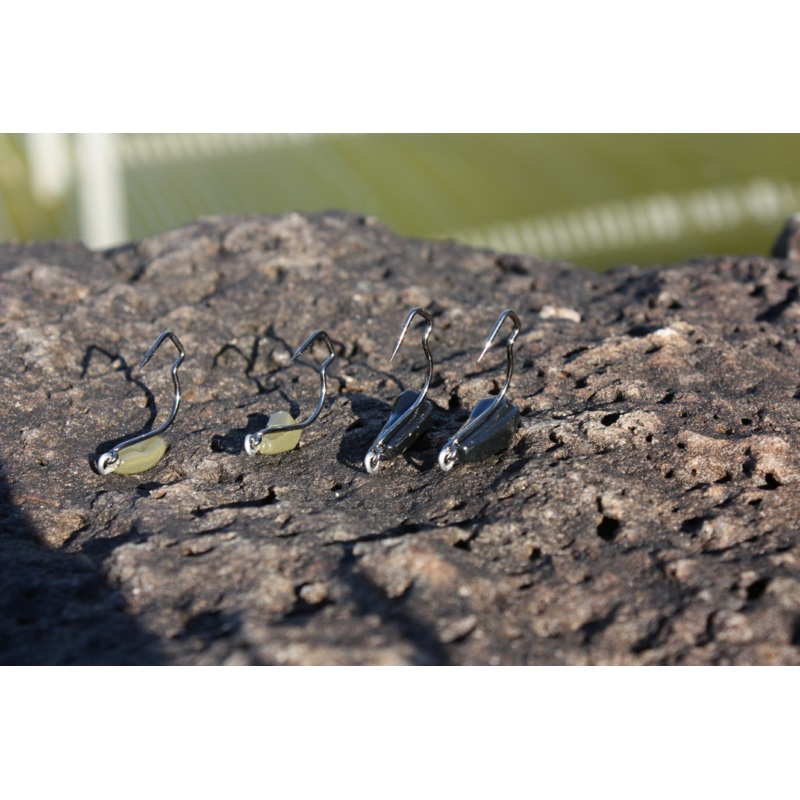 FRENZY BAITS WACK-A SACK ELITE JIG HEAD Green Pumpkin 1/8 oz
