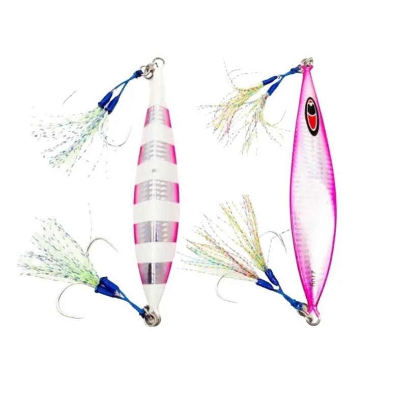 JIGS R US WRECKER JRU106 SLOW PITCH JIG BLUE GLOW 210G
