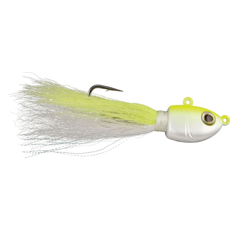 Berkley Fusion19 Bucktail Jigs Chartreuse 3/8oz