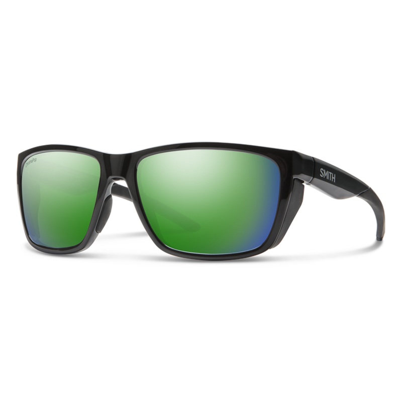 Longfin ChromaPop Polarized Frame: Black Lens: Green Mirror