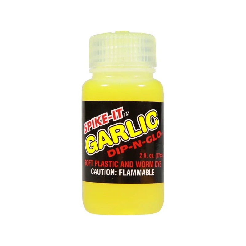 Spike It Dip-N-Glo Soft Plastic Dye Orange Garlic
