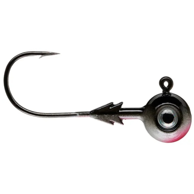 VMC Tungsten Neon Moon Eye Jig Head (2 Pk) Fathead 1/4