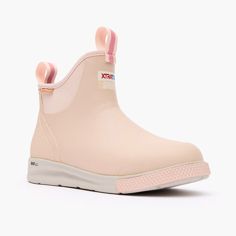 XTRATUF 6″ ANKLE DECK BOOT SPORT BLUSH PEACH 5