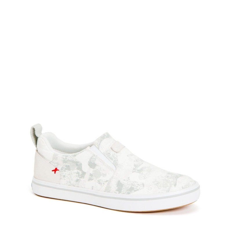 Xtratuf Women’s Canvas Sharkbyte Deck Shoes White Camo White Camo 6
