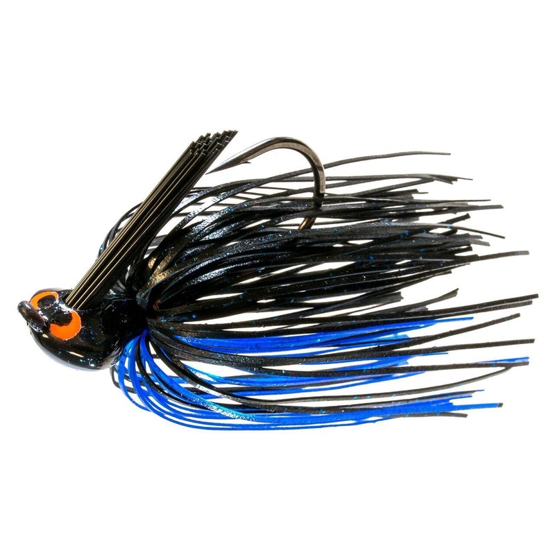 Z-Man CrossEyeZ Flipping Jig 1/2 oz. Black/Blue
