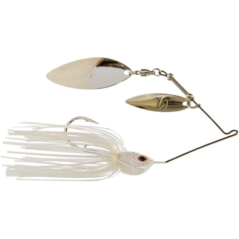 Z-Man Slingbladez Spinnerbait Double Willow Pearl Ghost 1/2 oz