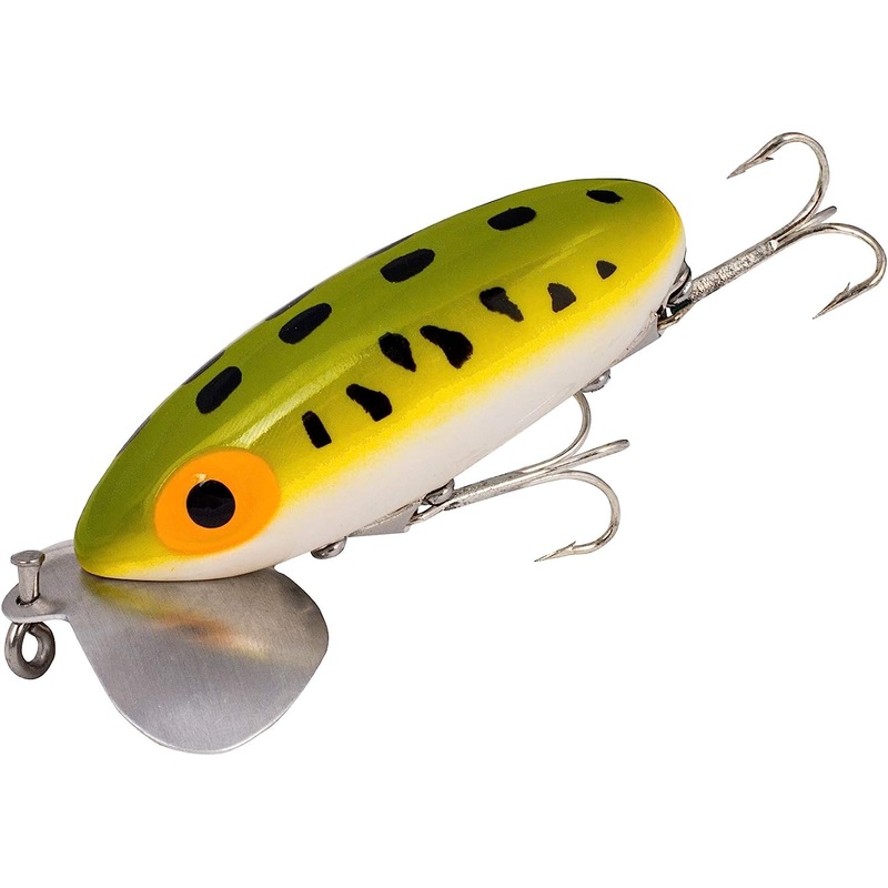 Arbogast Jitterbug Jointed Frog White Belly 3.5″, 5/8 oz