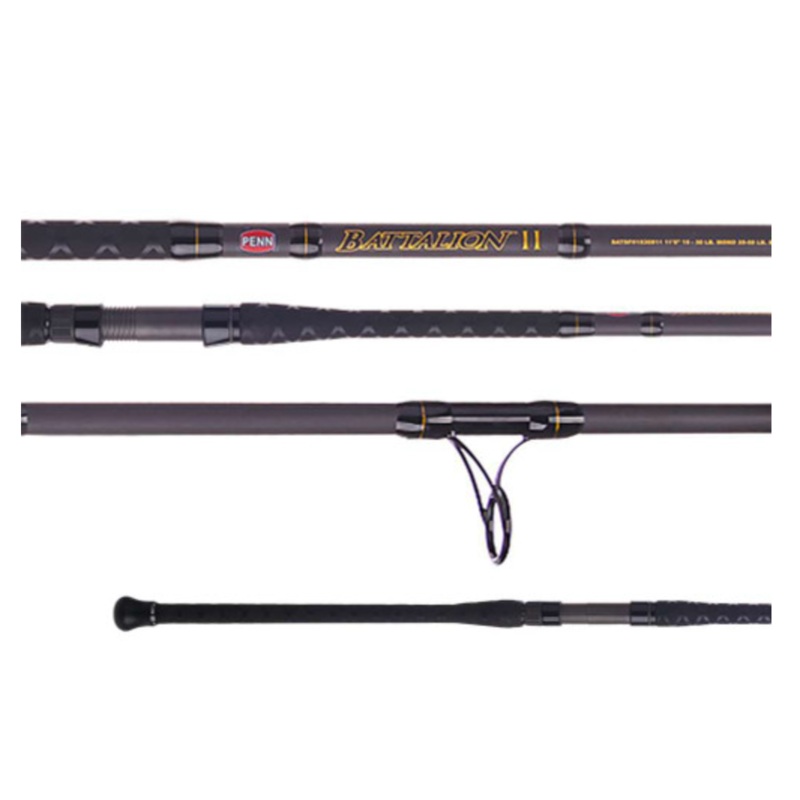 Penn BATSFII1220S90 Battalion II Surf Spinning Rod 9′ 2pc