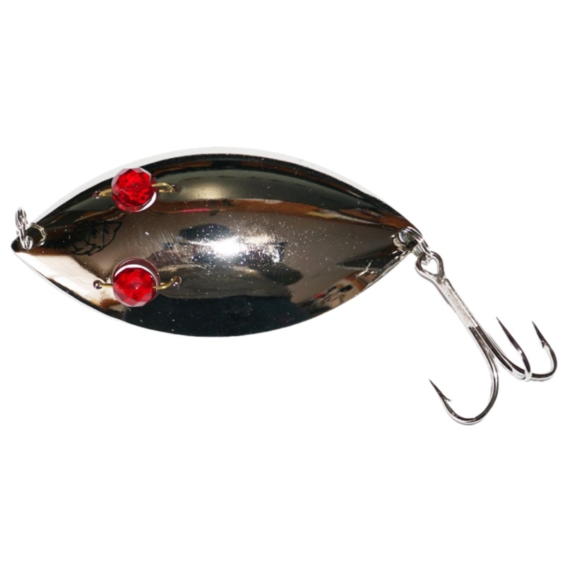 RED EYE WIGGLER SPOON – COPPER – 2″ – 1/4 oz