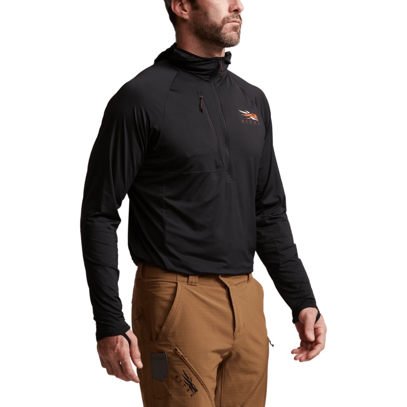 Sitka M’s Equinox Guard Hoody – Solid Color Sitka Black M