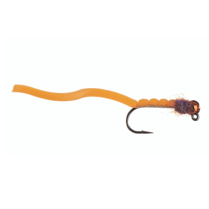 Umpqua Squirmy Wormie Jig Fly Hot Pink 12