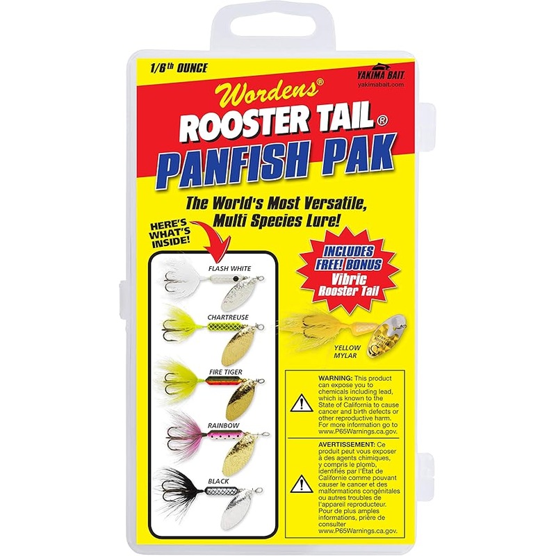 Wordens RTBX.210.S774 Original Rooster Tail Spinner Box Kit, 1/6OZ