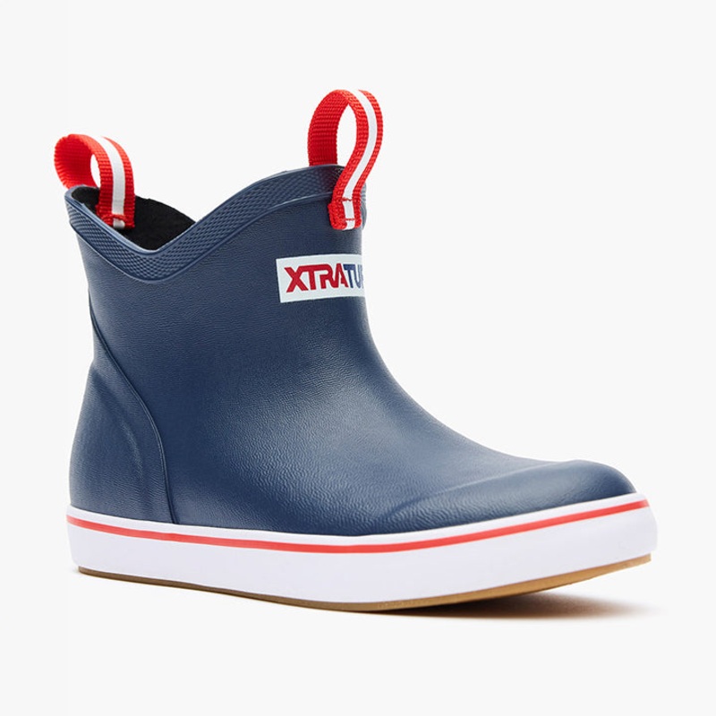 XTRATUF KIDS ANKLE DECK BOOT NAVY BLUE 7M LITTLE KIDS