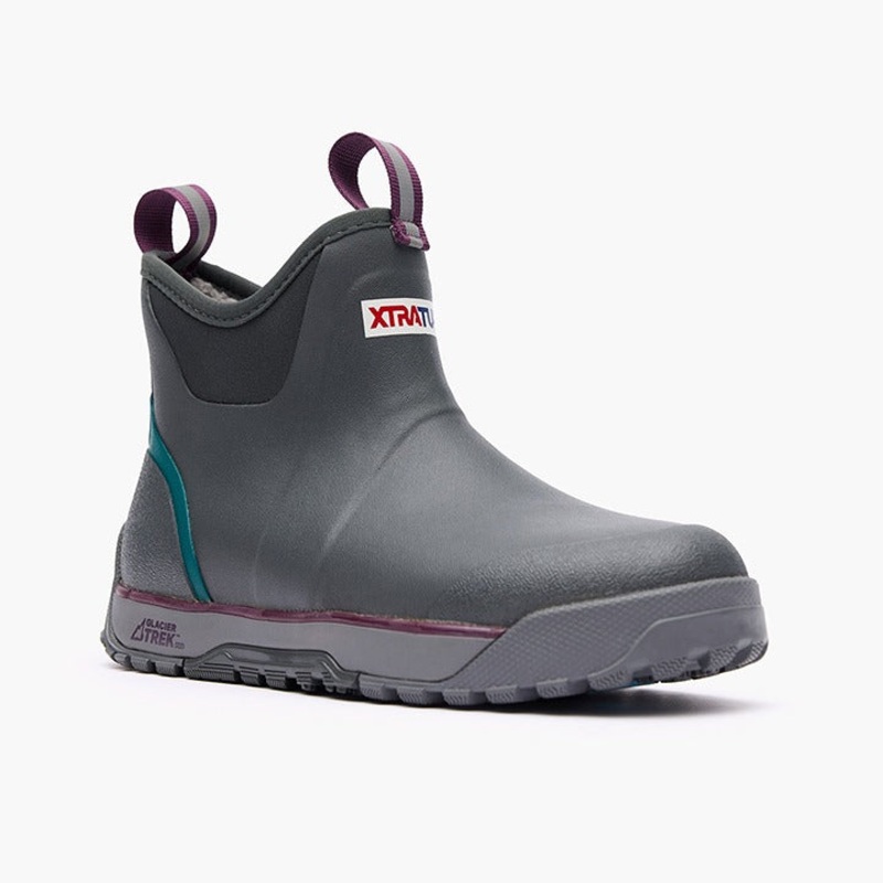 Xtratuf Women’s Ice Fleece Lined Ankle Deck Boots 6
