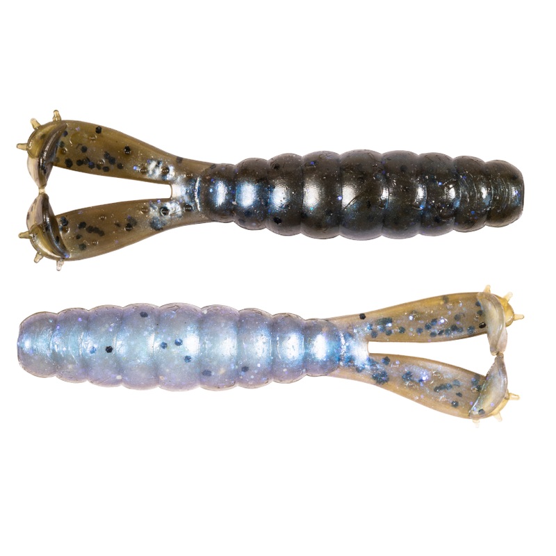 Z-Man Baby GOAT 3 inch Finesse Soft Plastic Grub 6 pack Black/Blue