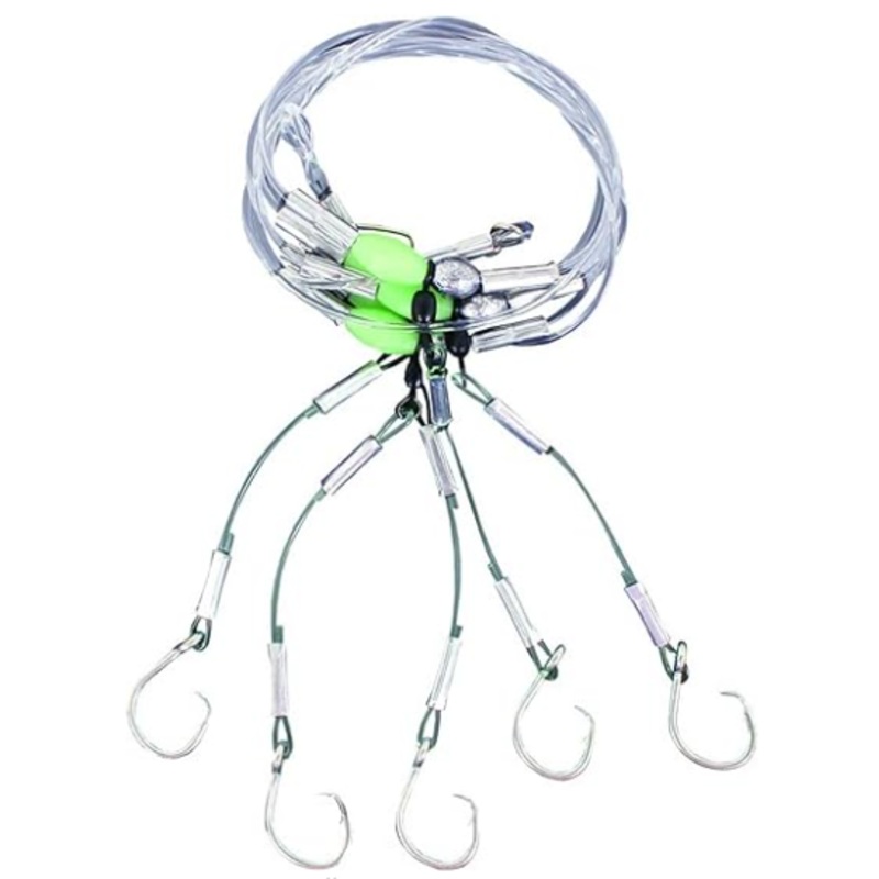 Calcutta Deep Drop Rig Saltwater Lure with Shank Circle Hook #10