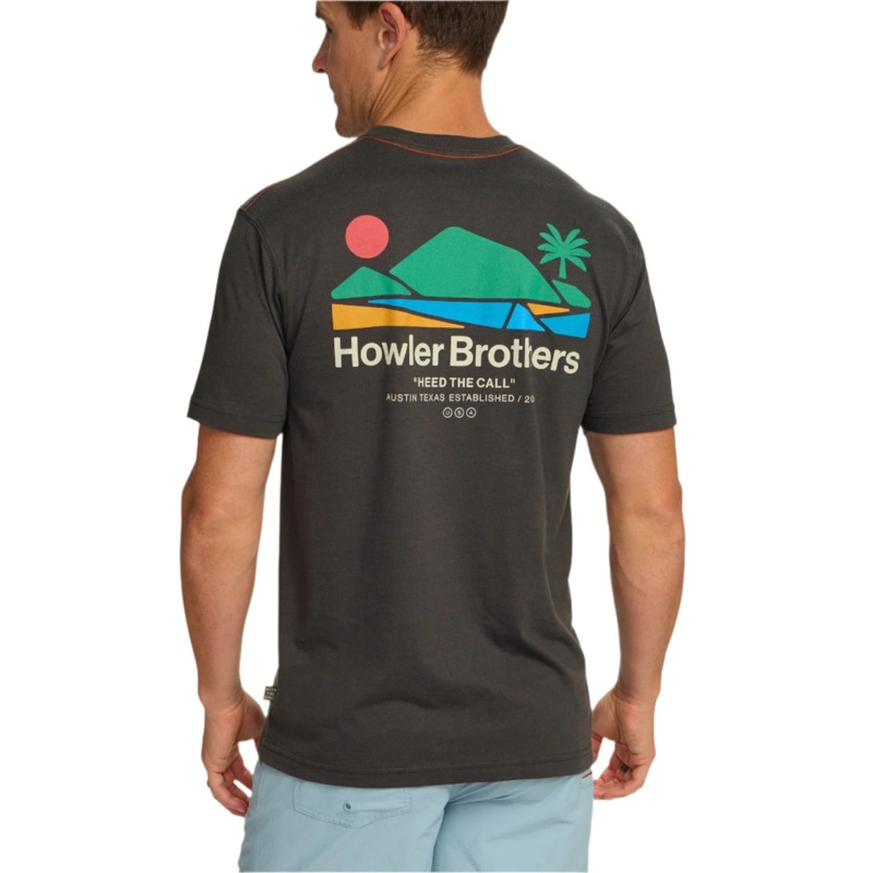 Howler Brothers T-Shirt – Baha de Howler Antique Black S