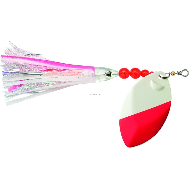 Luhr Jensen Hydro Vibe Hoochie Spinner Fire & Ice