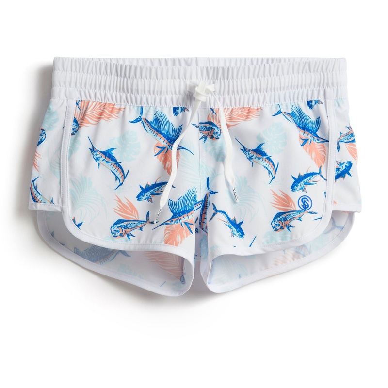 SCALES TROPICAL SLAM BOARDSHORTS WHITE XL
