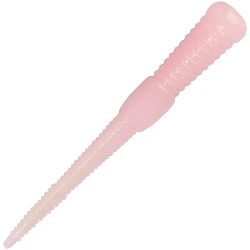 Z-Man Micro WormZ Soft Plastic Worm – 8 Pack Bubble Gum 2 inch – 8 Count