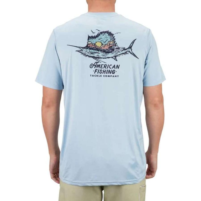 AFTCO SAILFISHING S/S PERFORMANCE PEARL S