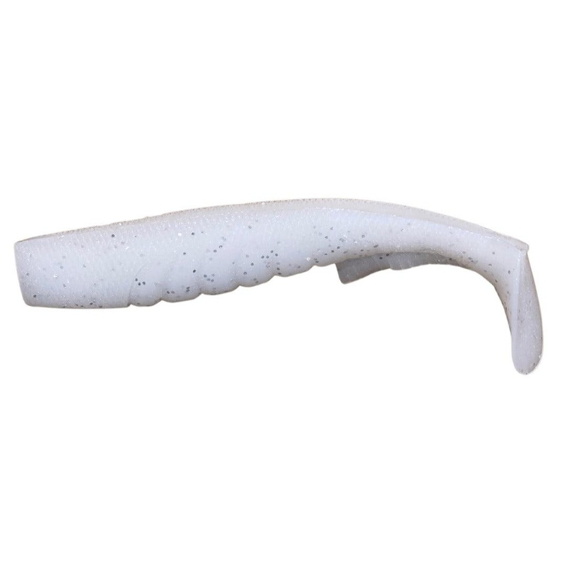 EliasVFishing 4.5″ Extreme Paddletail Shads White