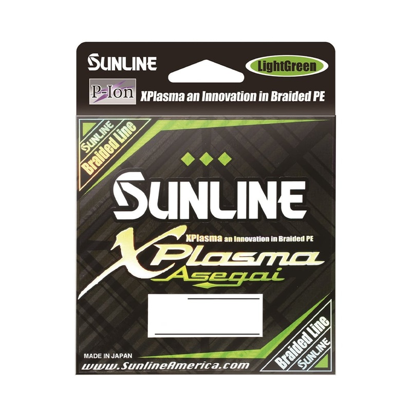 Sunline Xplasma Asegai Braided Line Light Green 8 lb. 165yd