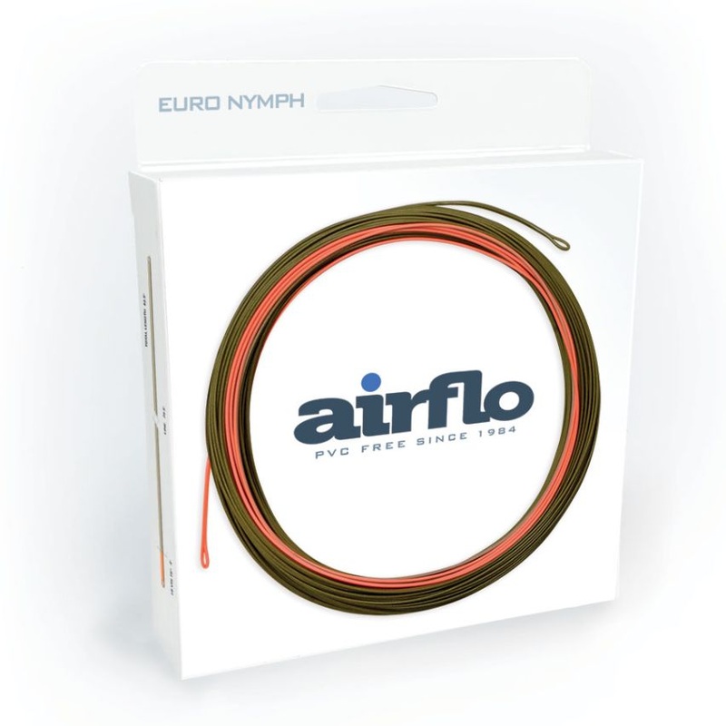 Airflo EURO NYMPH .55mm OLIVE/FLUORESCENT ORANGE