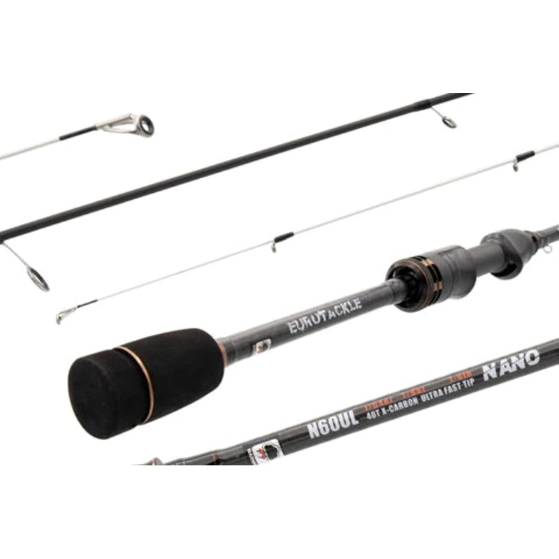 EUROTACKLE MICRO FINESSE 6’0″ ULTRA LIGHT “NANO” SPINNING ROD