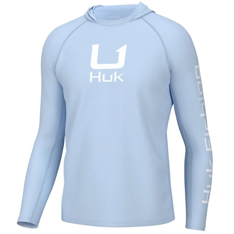 HUK ICON HOODIE ICE WATER S