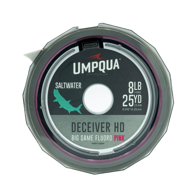 Umpqua Deceiver HD Big Game Fluorocarbon Tippet – Pink 8 lb