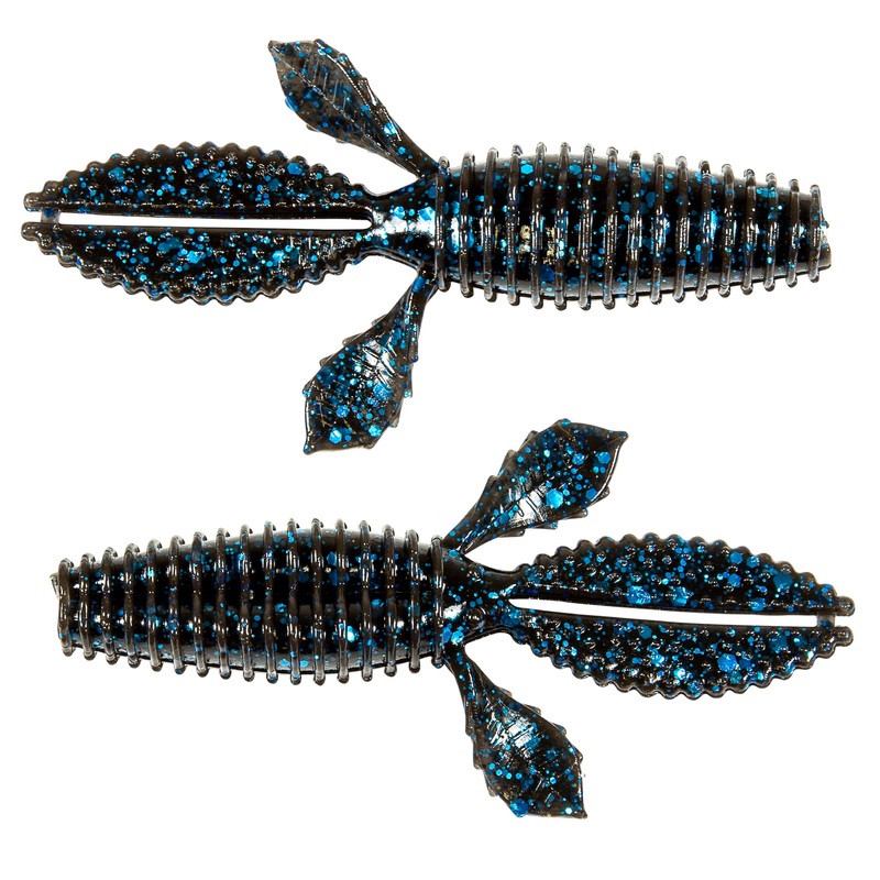 Z-Man TRD Bugz, 2 3/4″, 6 Pack Black/Blue