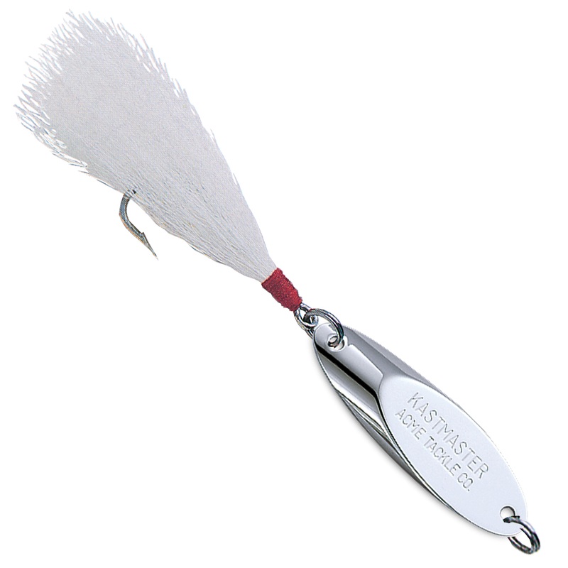 ACME KASTMASTER XL SPOON CHROME W/ BUCKTAIL CHROME W/ BUCKTAIL 4″- 2oz