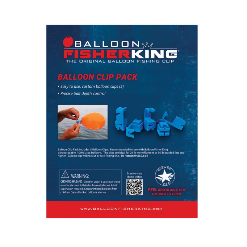 FISHER KING BALLOON CLIPS 2 PACK